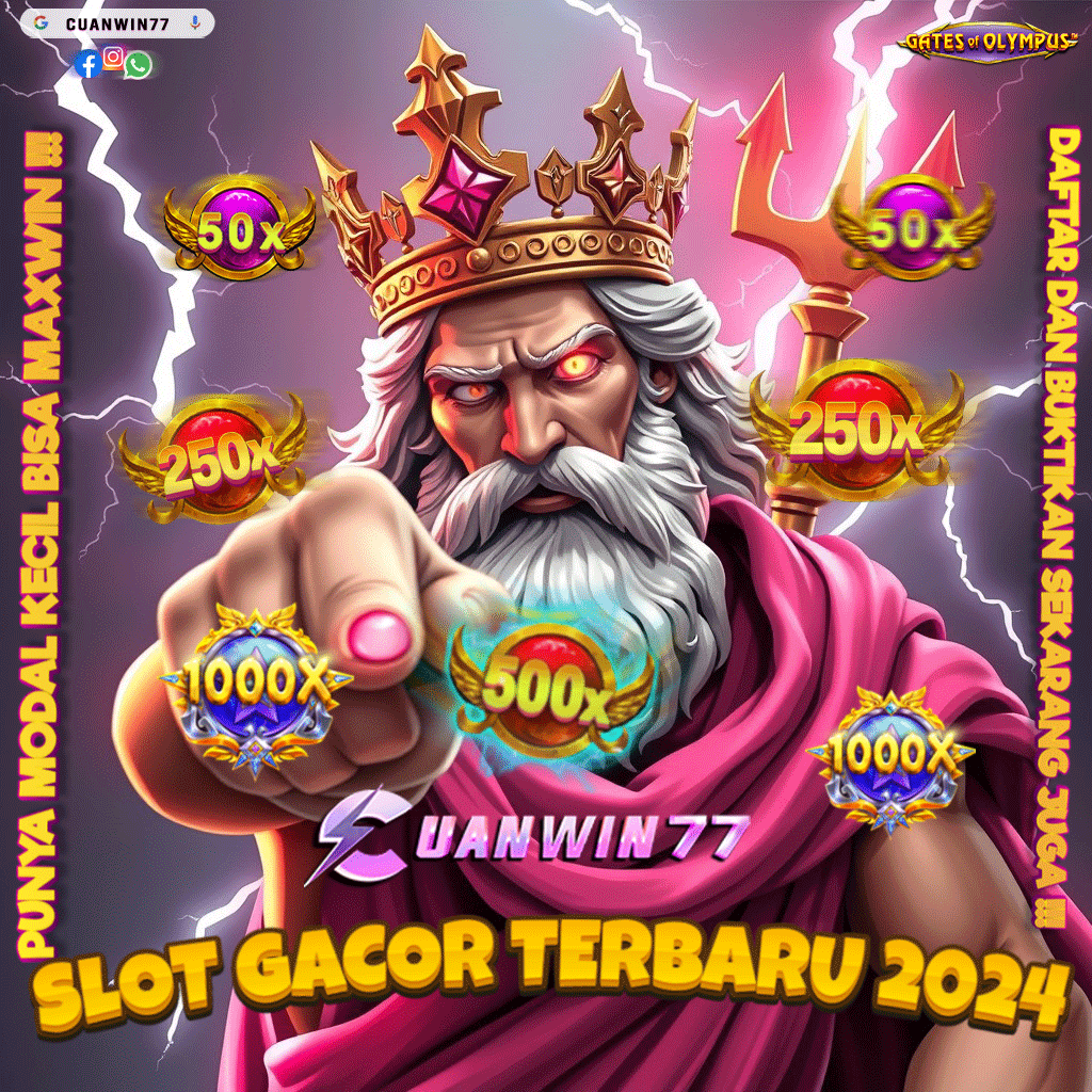 CUANWIN77 ⚡ Situs Slot Gacor Pragmatic Play Gates Of Olympus 1000 Gampang Maxwin Terbaru Hari Ini 2024